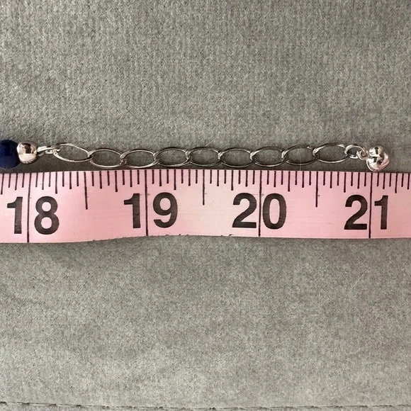 Blue Lapis and Turquoise Beaded Necklace by Jay King - Picture 6 of 8